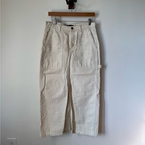 Zara Jean skirt, white with the slit